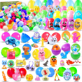 Jookamar 165-piece prefilled Easter eggs ready for quick hunts.