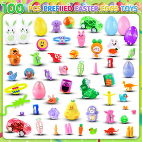 Jookamar colorful Easter eggs for hunt, great for basket fillers and party favors.