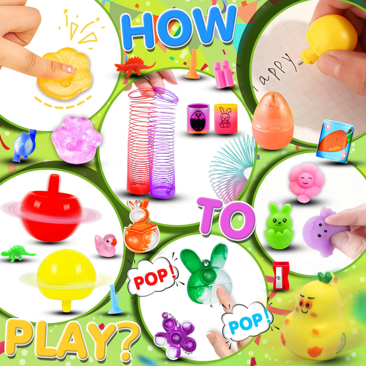 Jookamar Easter basket stuffer supplies, ideal for classroom prizes and festive rewards.