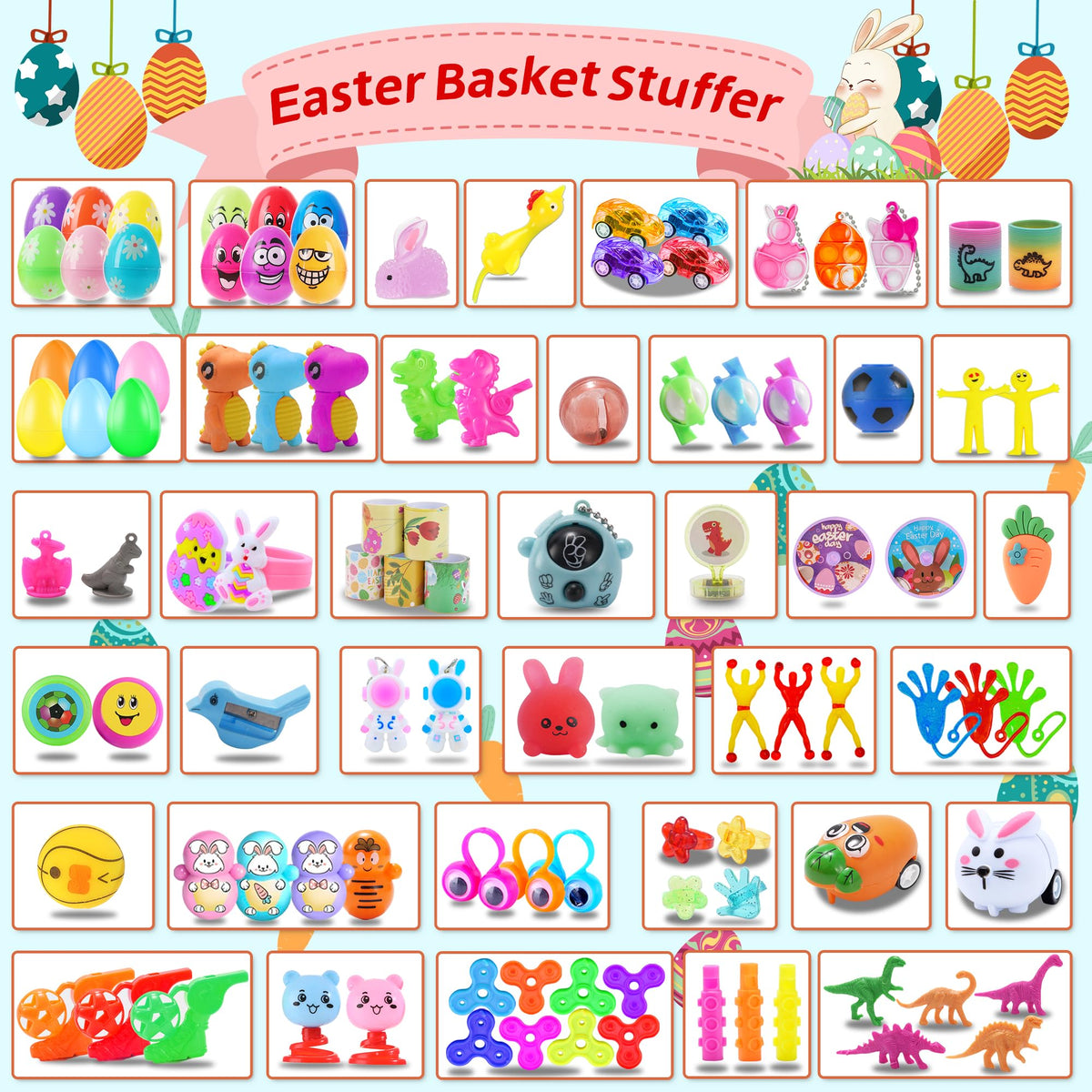 Jookamar Easter eggs with varied styles ideal for baskets.