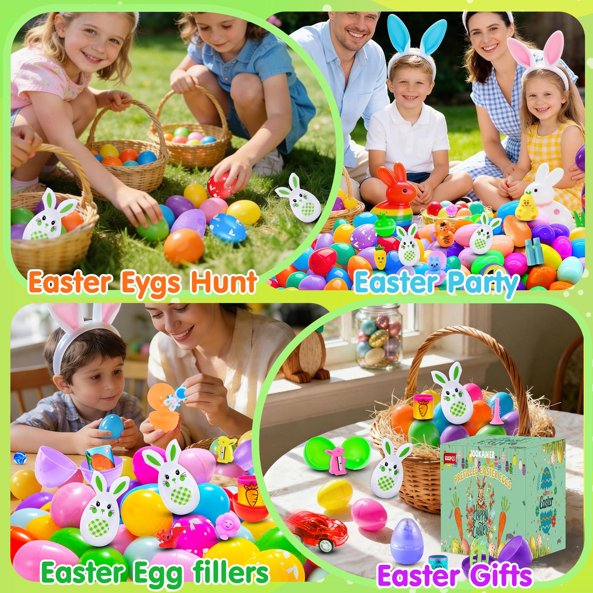 Jookamar toy-filled eggs boost excitement during Easter games and treasure hunts.