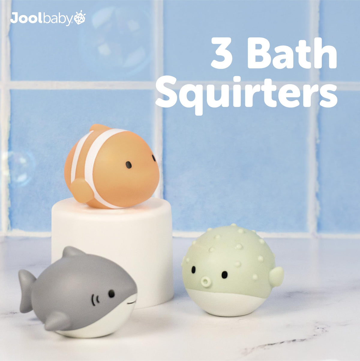 Jool Baby mama duck with three ducklings inspires bath time storytelling