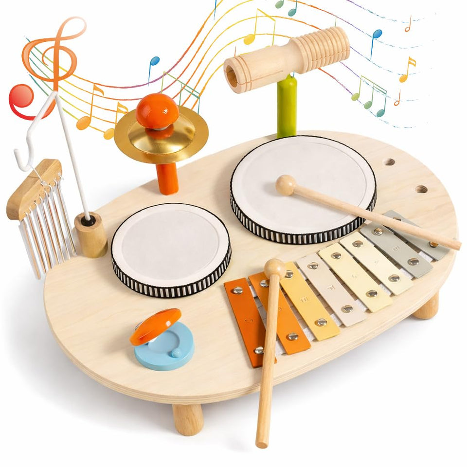JOOMLAFLY baby drum set assembly for quick, tool-free setup