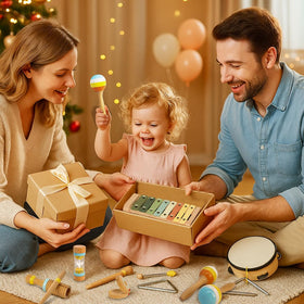 JOOMLAFLY baby musical set wood sounder builds auditory awareness