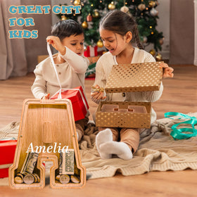 JOOMLAFLY letter piggy bank decorative storage and gift-worthy box