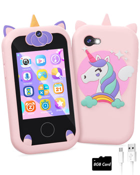 Joozfee Kids Smart Phone with unicorn design for imaginative play