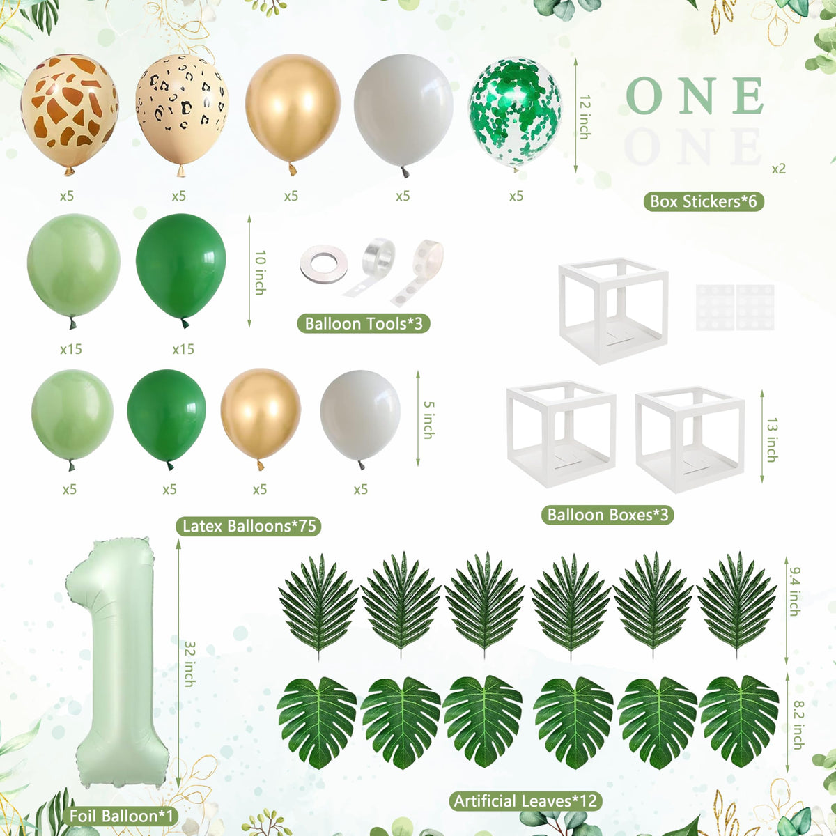 JOPHMO Wild One milestone poster marks baby's first year in style.