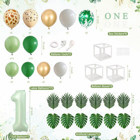 JOPHMO Wild One milestone poster marks baby's first year in style.