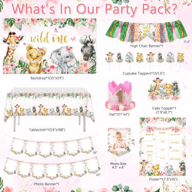 JOPHMO Wild One tablecloth adds jungle charm to the party table