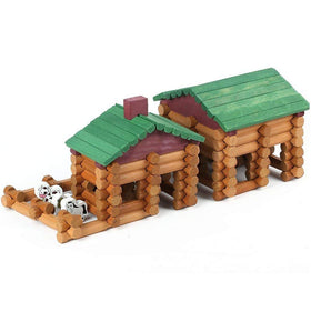 Joqutoys 170pcs classic log building set for imaginative play and durable construction.