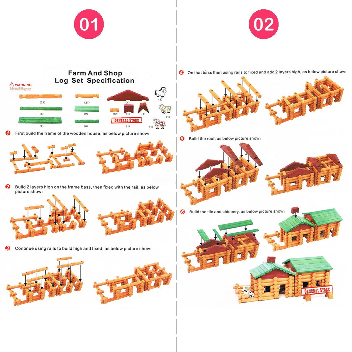 Joqutoys store sign and guide promote guided play and storytelling.