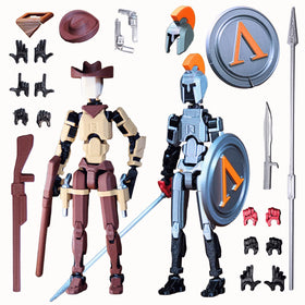 JoriBoBo Spartan Cowboy T13 assembled figure ready for display