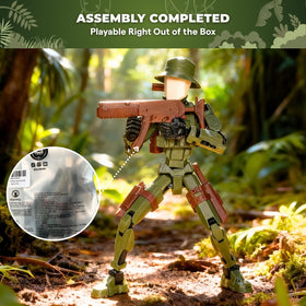 JoriBoBo T13 with 22-point articulation enables precise posing for stop-motion.