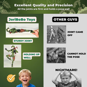 JoriBoBo T13 ready for poseable stop-motion workflows and filming.