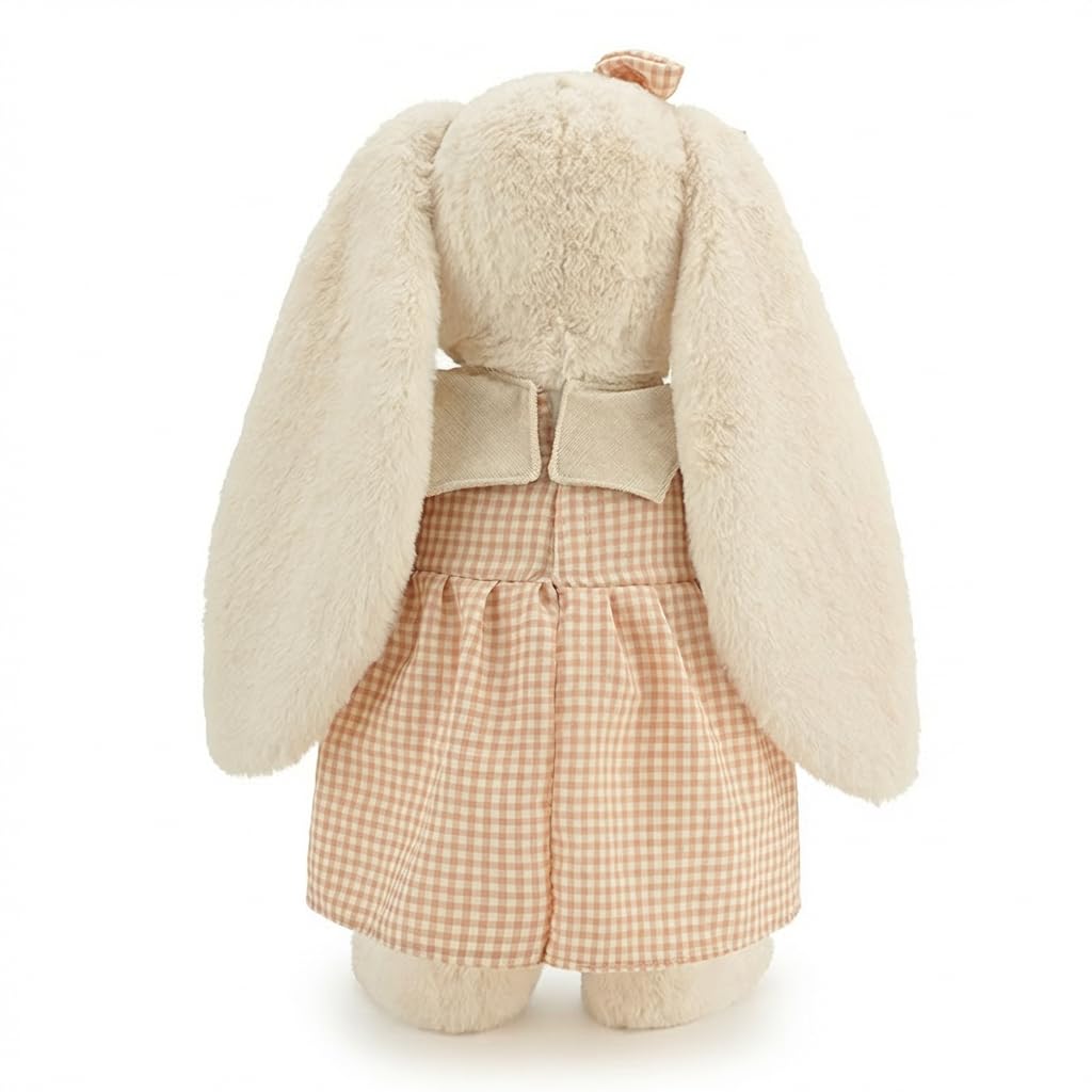 Jorkei Bunny dressed in gown, adds festive Easter charm for play and decor.