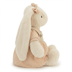 Jorkei Bunny plush, closeup fur texture, velvety softness for comforting hugs.