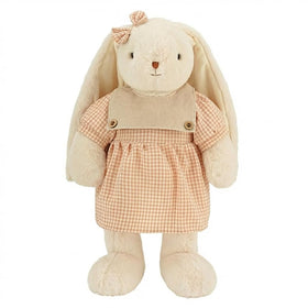 Jorkei Bunny stuffed animal, front view, ideal cuddly Easter companion for kids.