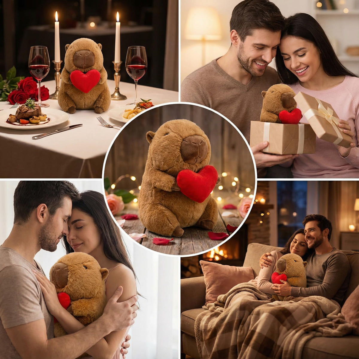 Jorkei capybara plush reinforced seams for lasting hugs
