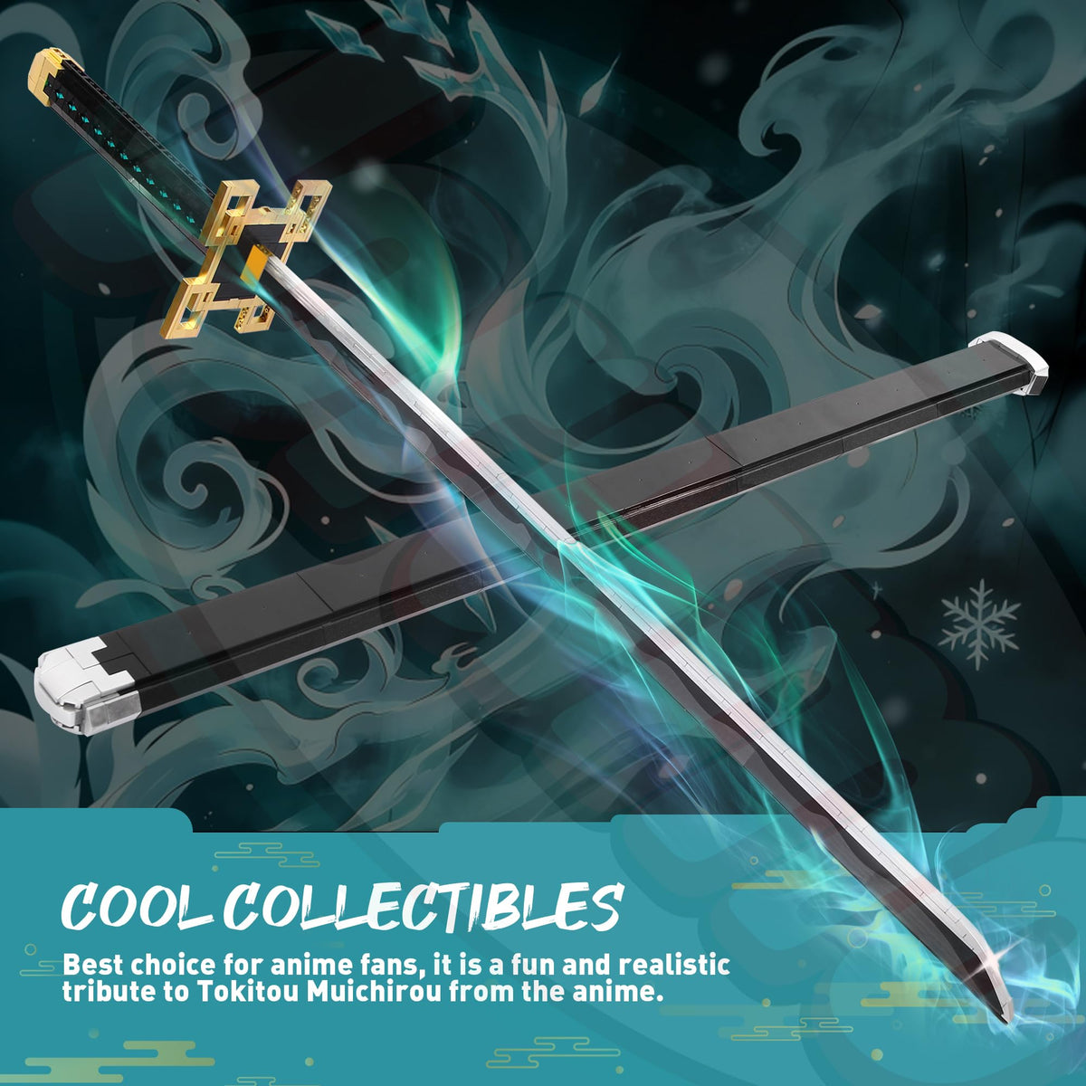 Jorumo ABS plastic sword kit ensures sturdy, reliable assembly.
