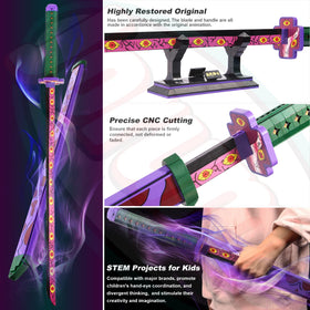 Jorumo Kokushibo set with full-color instructions for accurate assembly.