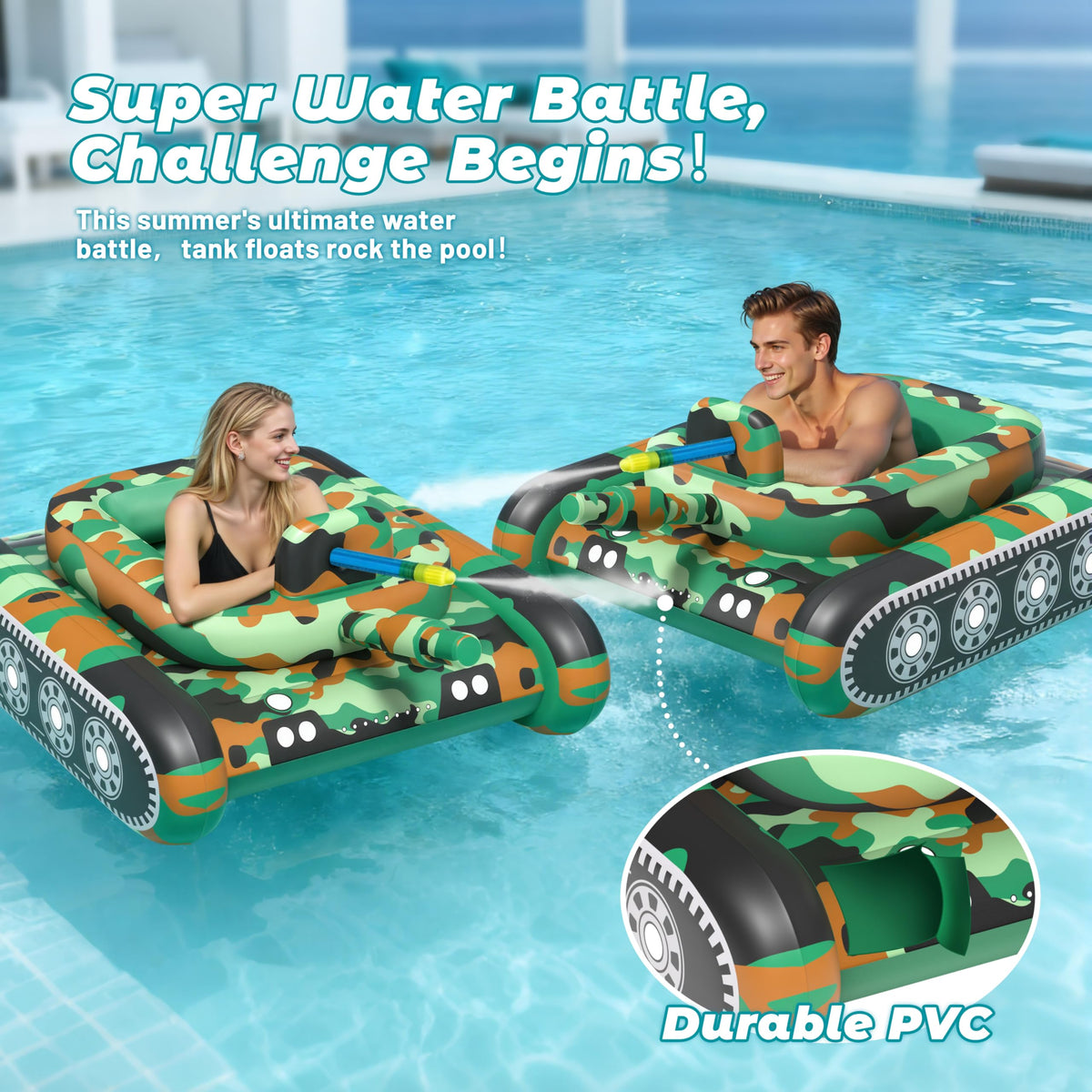 JOSEN inflatable seat cushions for comfortable, relaxed cruising.