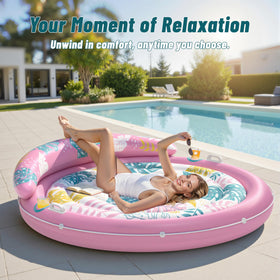 JOSEN pool float uses 0.3mm PVC for durable, long-lasting use