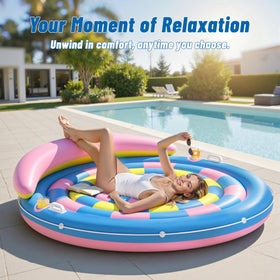 JOSEN pool float tested with inflation checks for reliability.