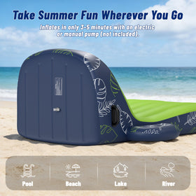 JOSEN heavy-duty float inflates quickly for easy setup