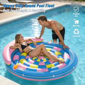 JOSEN float shows grab ropes and pad eyes for easy securing and movement.