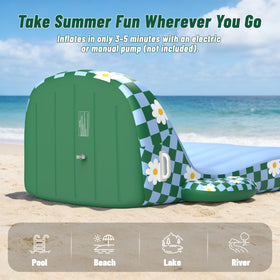 JOSEN Pool Floats inflate in minutes with an electric pump (not included)