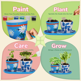 Jouetondream durable pot with drainage holes supports healthy watering for beginner gardeners