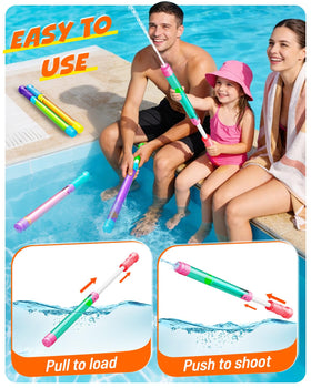 JouJueBoo Water Blaster long-range shot 40ft demonstrating distance.