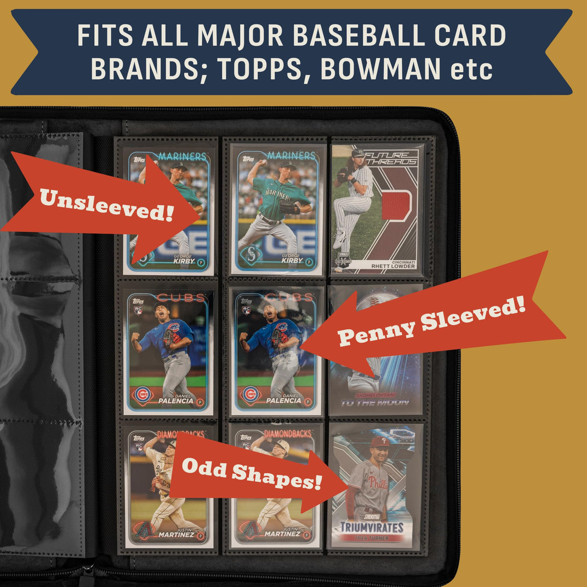 Joust dimensions highlight compact, portable storage for baseball cards