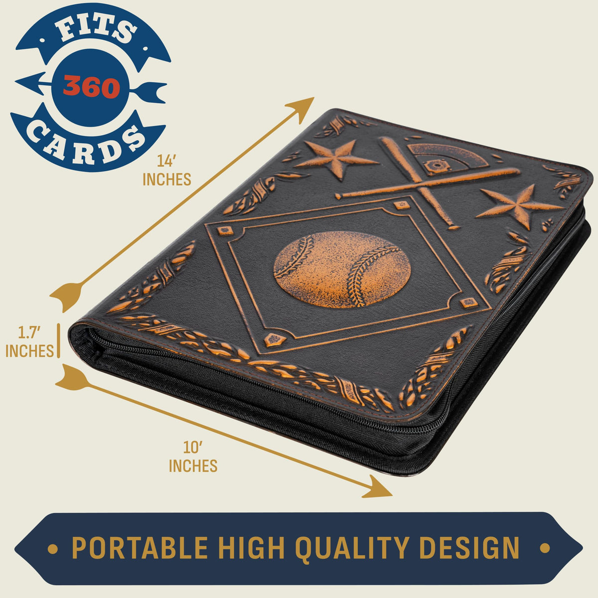 Joust built in sleeves hold 360 cards with soft interior protection