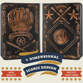 Joust binder reinforced cover with zipper keeps cards secure during transport