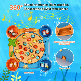 Jovarous magnetic fishing rods in two designs boost hand-eye coordination during play