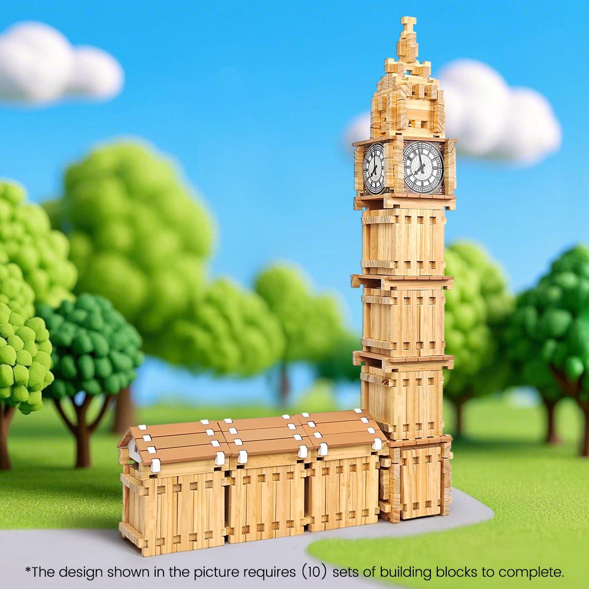 Jovi-mindly block set fosters concentration and problem-solving through construction