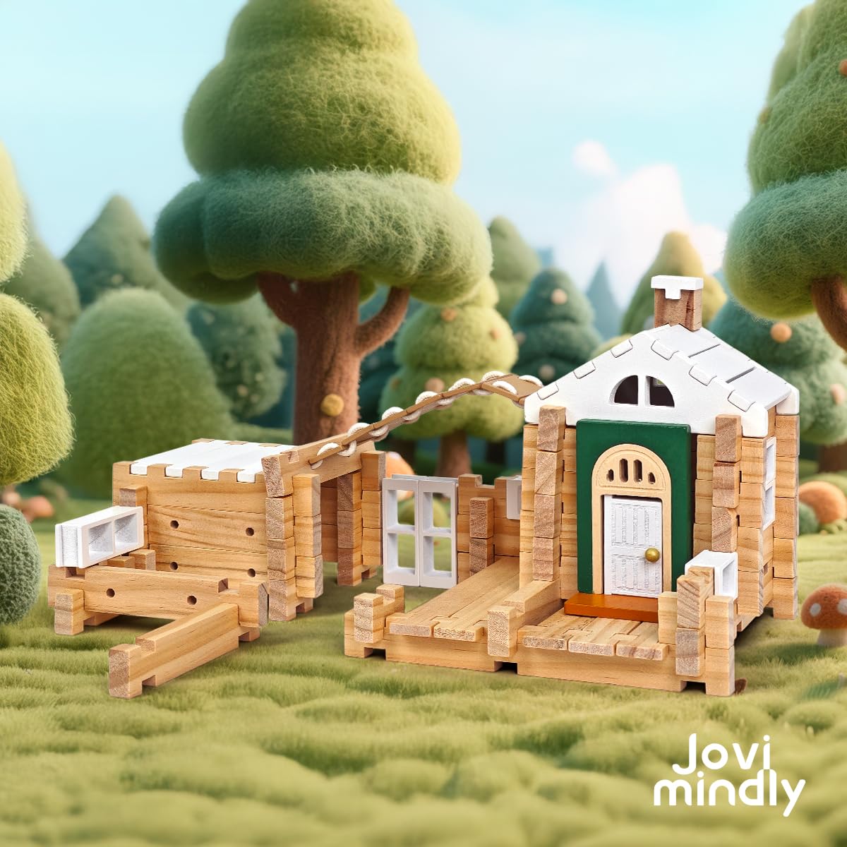 Jovi-mindly safe surface with non-toxic finish for worry-free play.