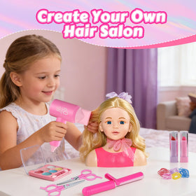 JovialStep curling wand for creating playful updos during pretend salon play