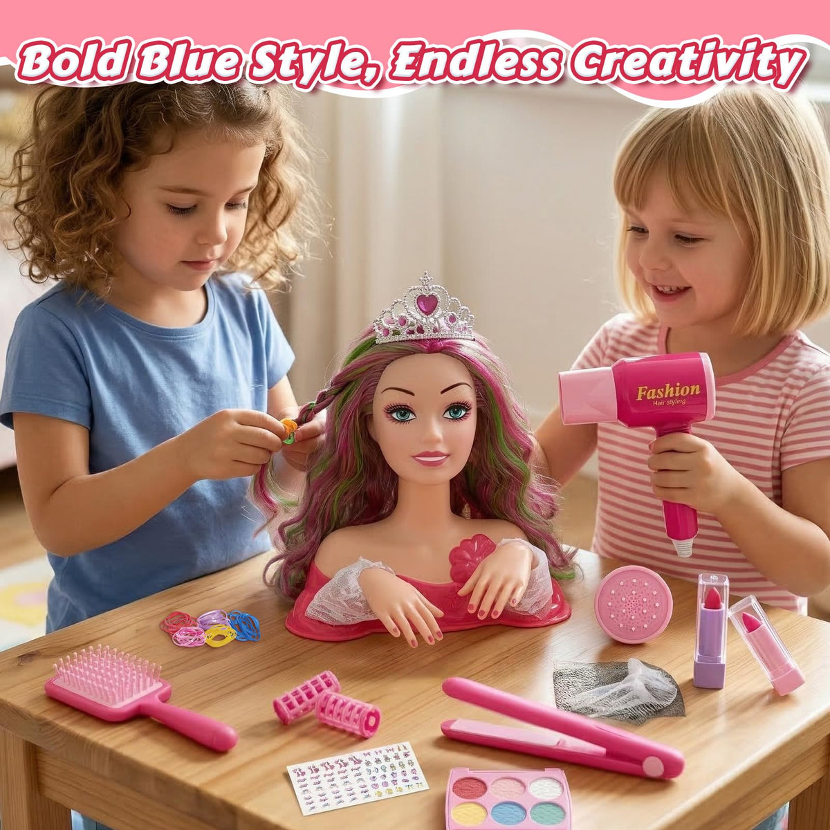 JovialStep curling iron accessory sparks creative hairstyle experimentation