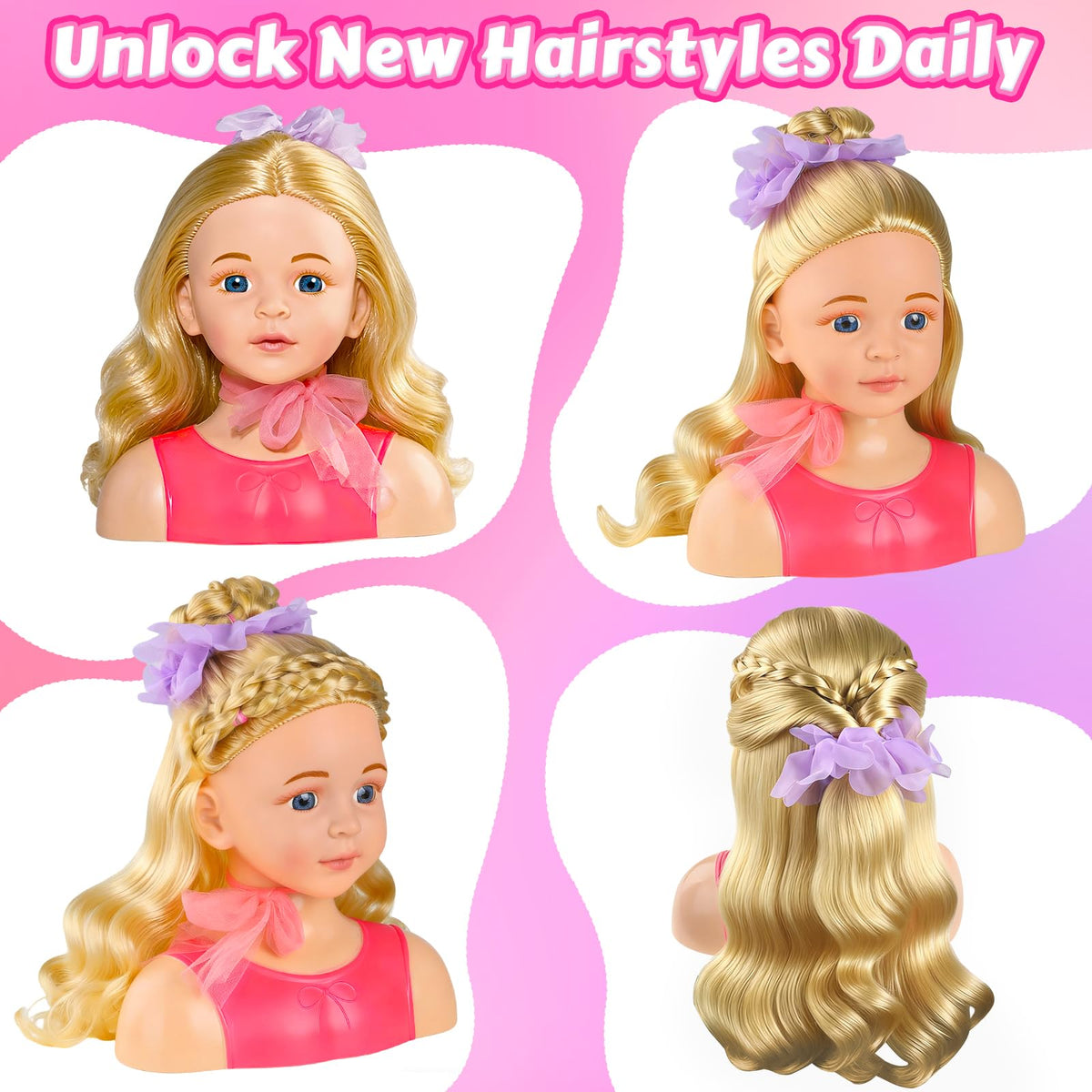 JovialStep toy flat iron for safe, kid-friendly styling practice