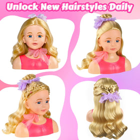 JovialStep toy flat iron for safe, kid-friendly styling practice