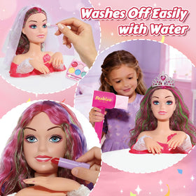 JovialStep toy hair dryer with sound enhances pretend wash and dry