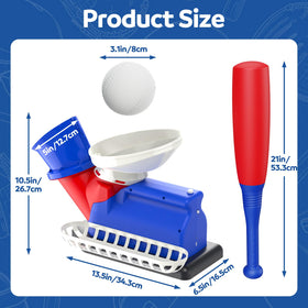 Jovizo sturdy base stabilizes the pitching machine for accurate pitches.