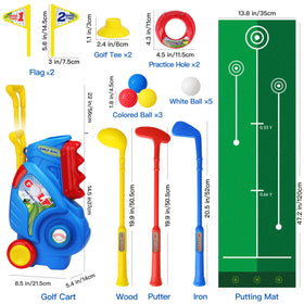Jovizo holes and flags creating a mini course at home