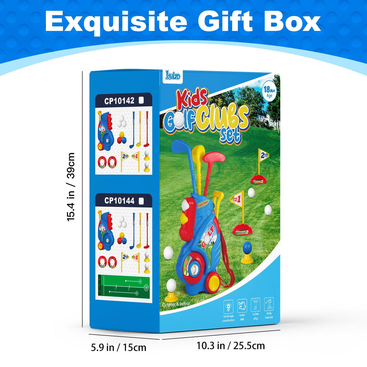 Jovizo Toddler Golf Set keeps play organized and portable for outdoor adventures.