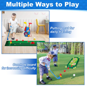 Jovizo cornhole board blue encourages target play and focus