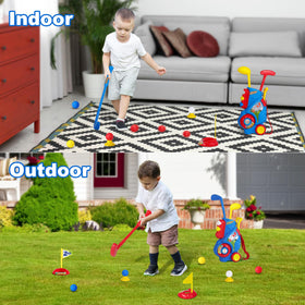 Two holes and flags from Jovizo set up mini courses anywhere.