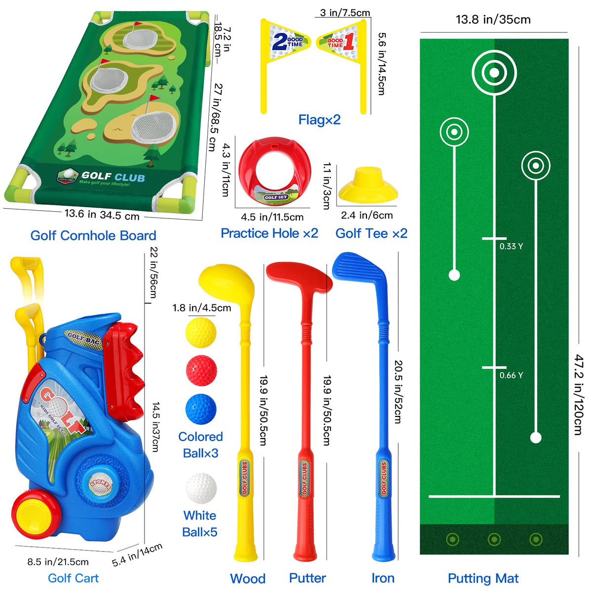 Jovizo tees and flags blue add color cues for practice