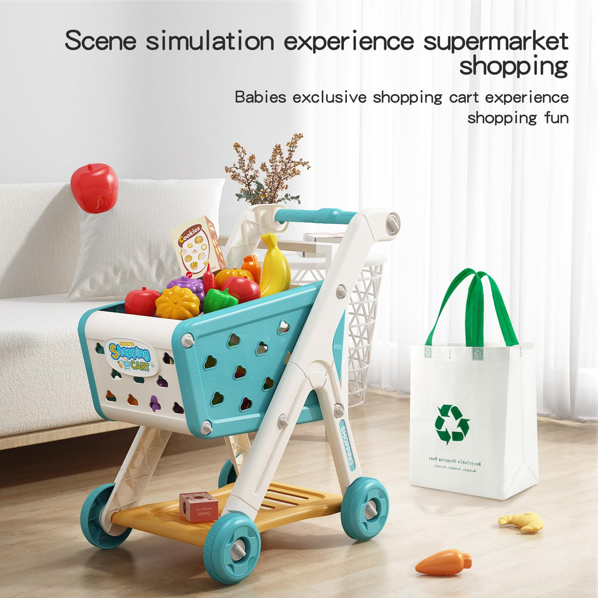 Jovow age-3-plus toy set promotes safe, cooperative play with friends.